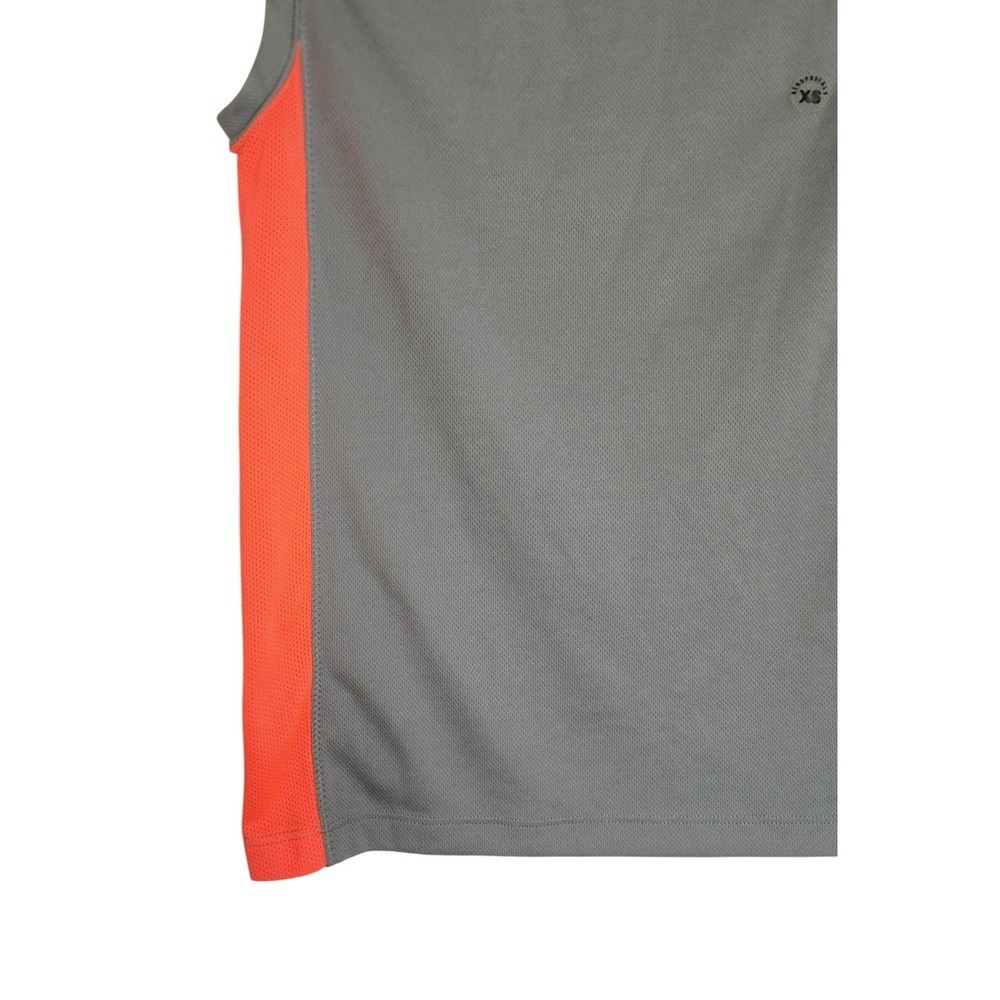 Aeropostale Mens Tank top Shirt A87 Sleeveless Tee  jersey Gray/Orange‎ XS - Picture 3 of 7